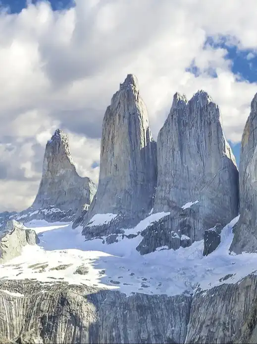 Torres del Paine Base Torres viewpoint at sunrise
