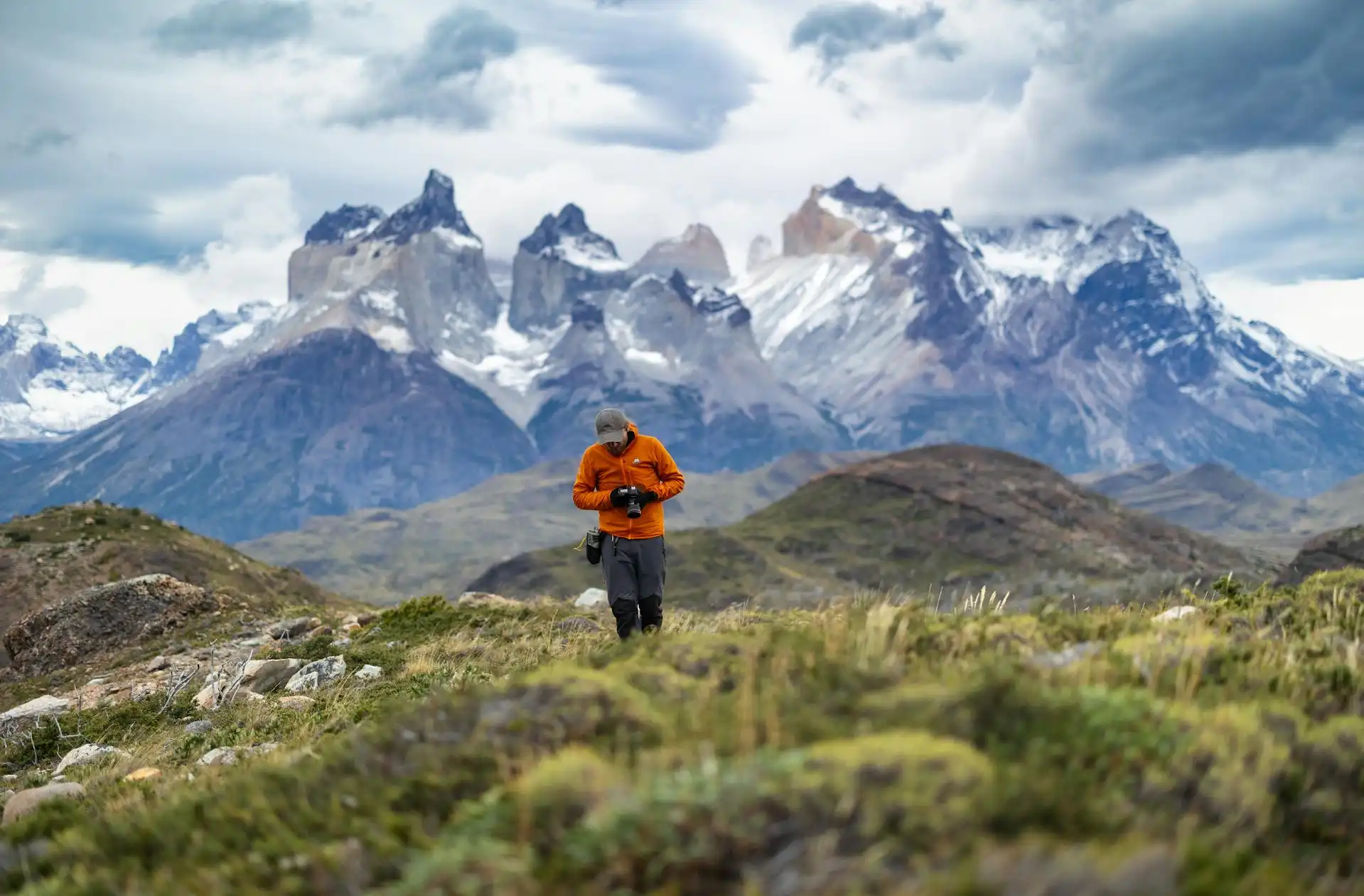 Torres del Paine National Park mountains with iconic peaks
