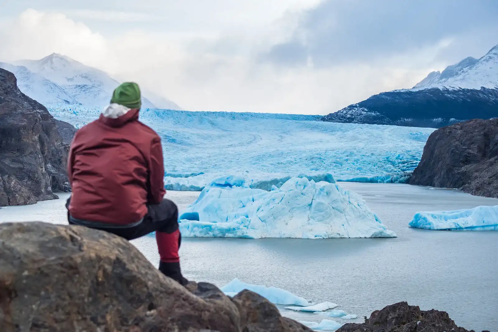 Grey Glacier in Torres del Paine National Park